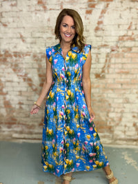 Felice Floral Midi Dress