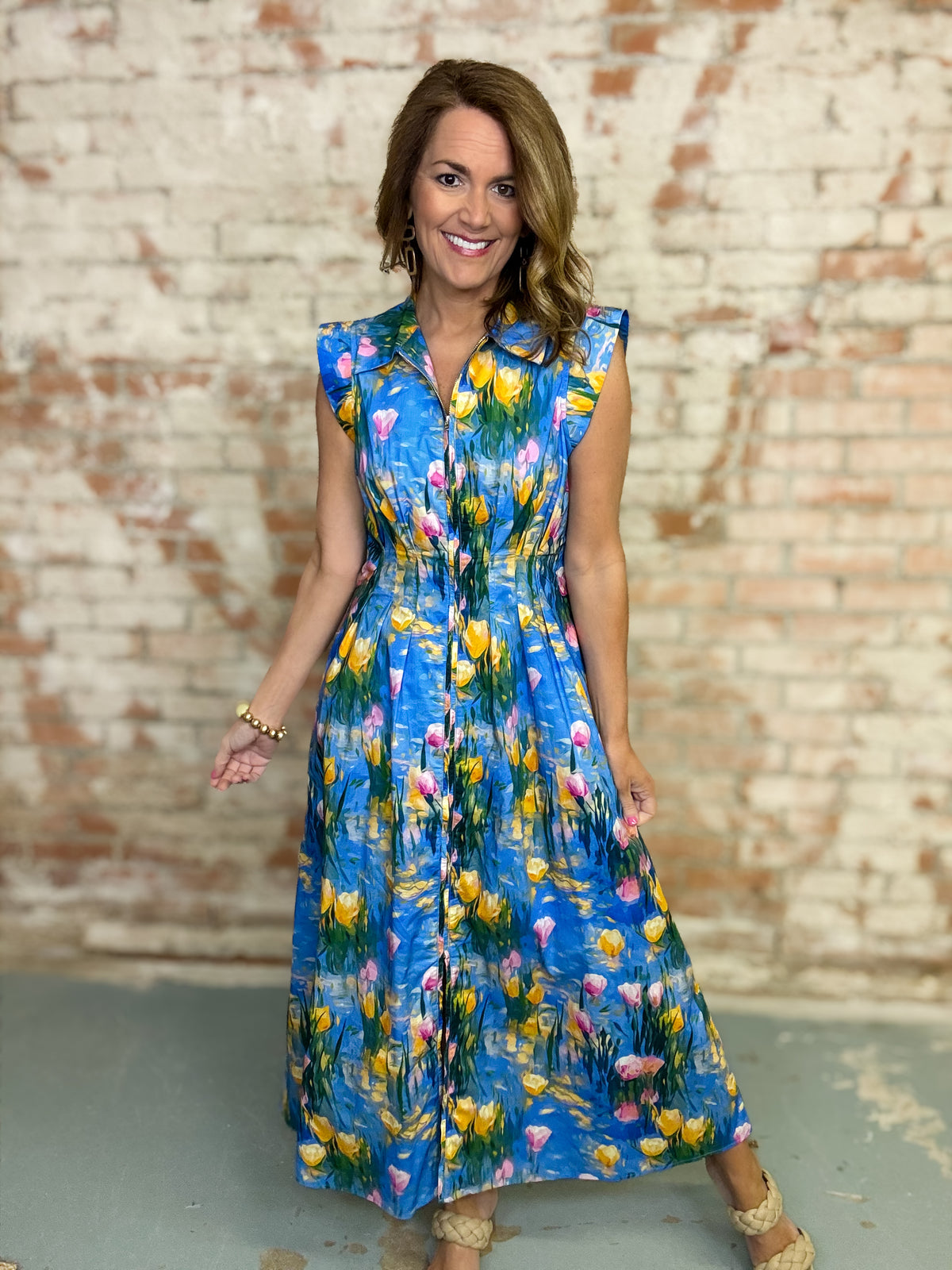 Felice Floral Midi Dress