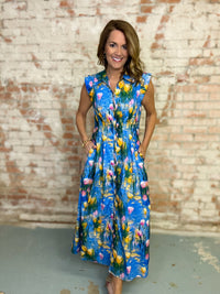 Felice Floral Midi Dress