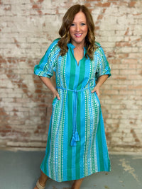 Uncle Frank Navie Midi Dress FINAL SALE