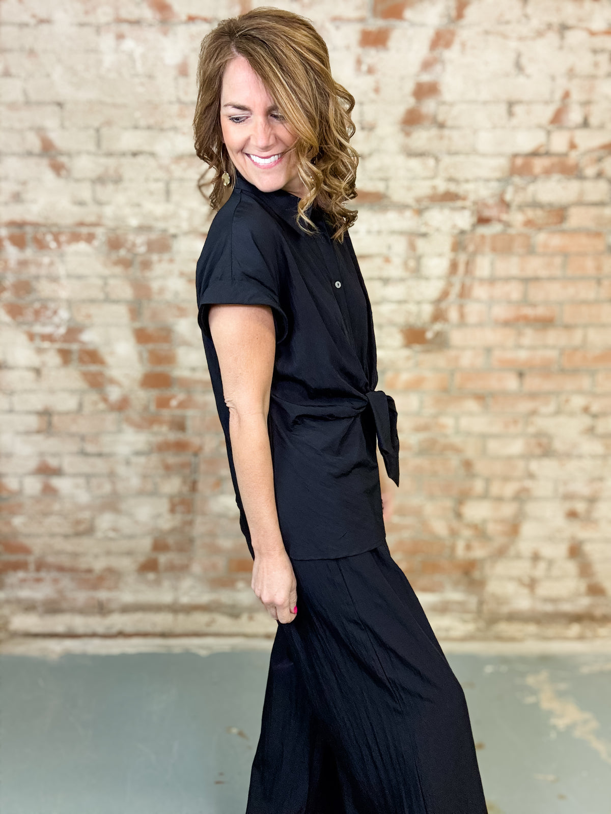 Nico Black Pant Set - FINAL SALE