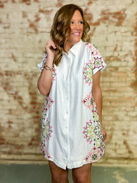 THML Shaina Embroidered Dress
