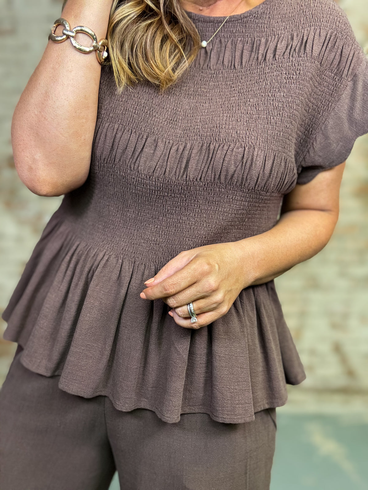 Dyer Smocked Set