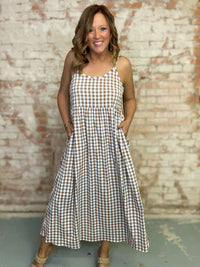 Warner Gingham Dress Set