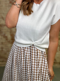 Warner Gingham Dress Set