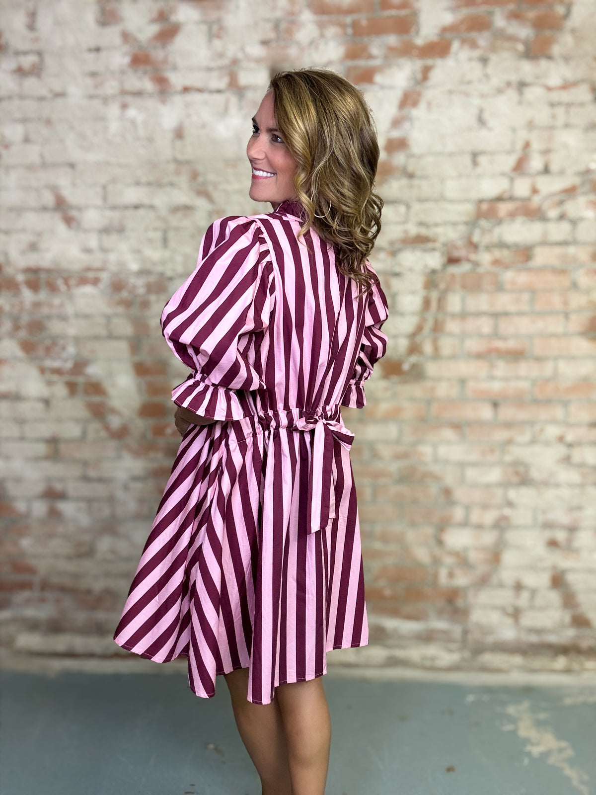 Nicole Stripe Dress