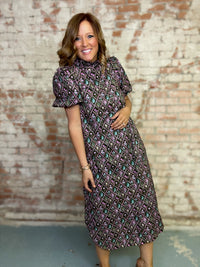 Michelle Floral Midi Dress