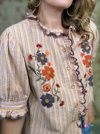 Ivy Jane Linnea Embroidered Top
