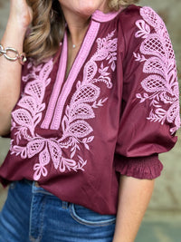 Kippi Embroidered Top