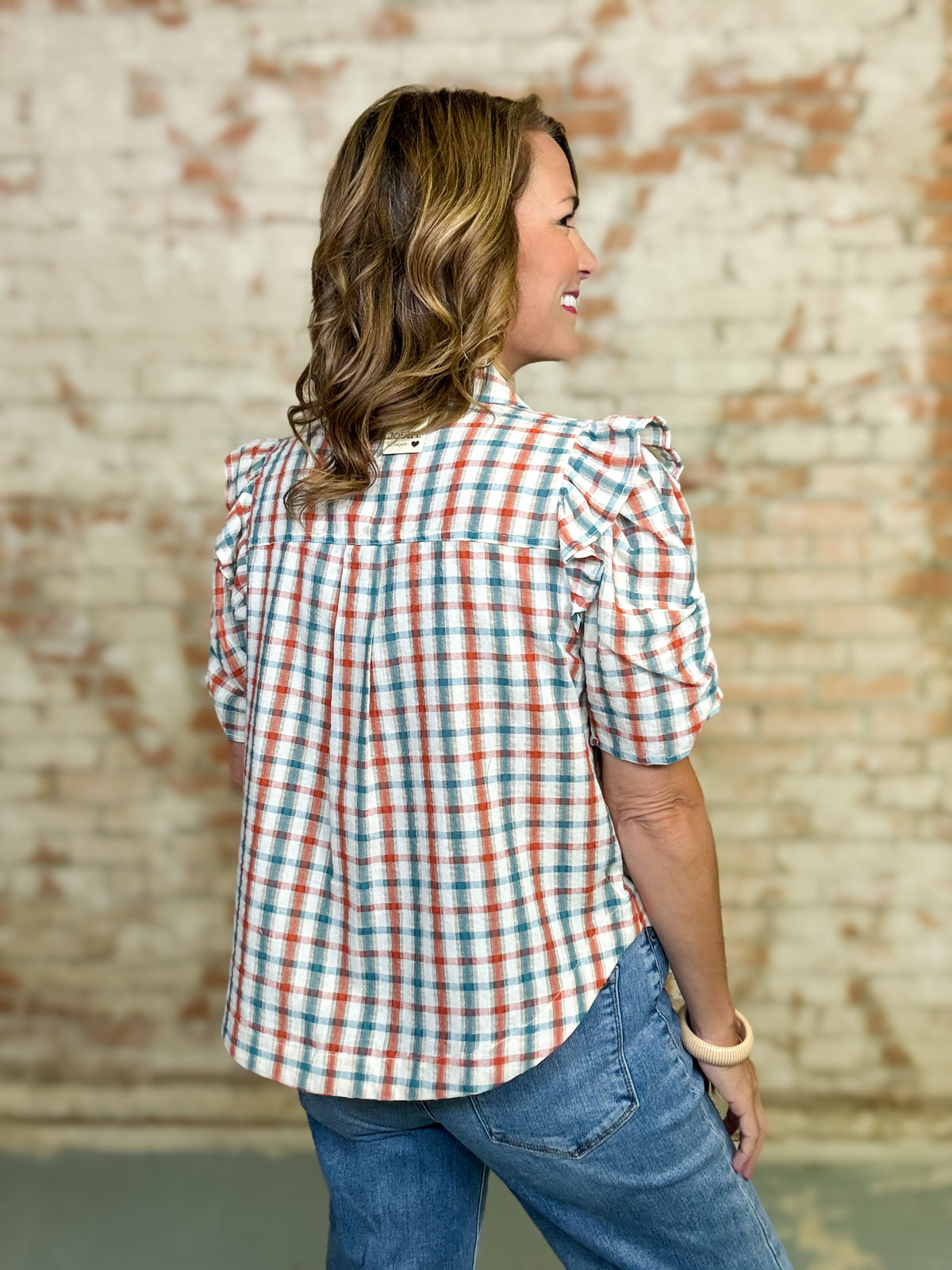 Irving Checkered Top