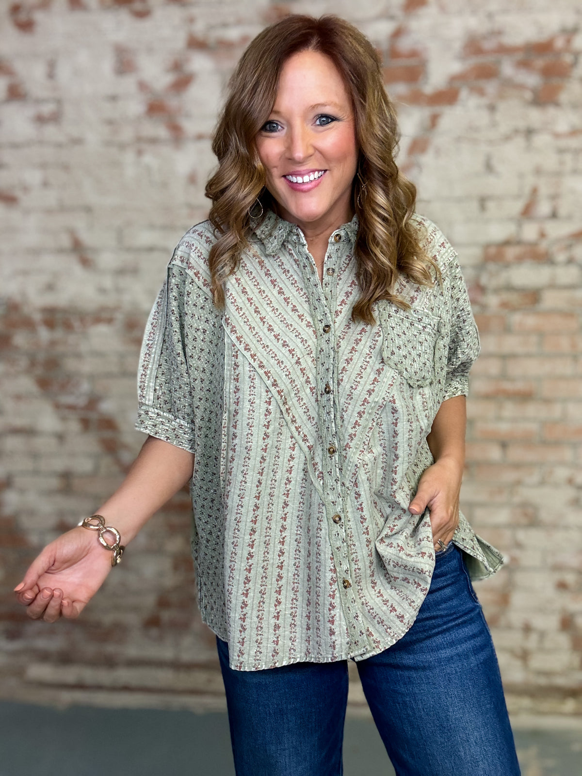Dellia Washed Top