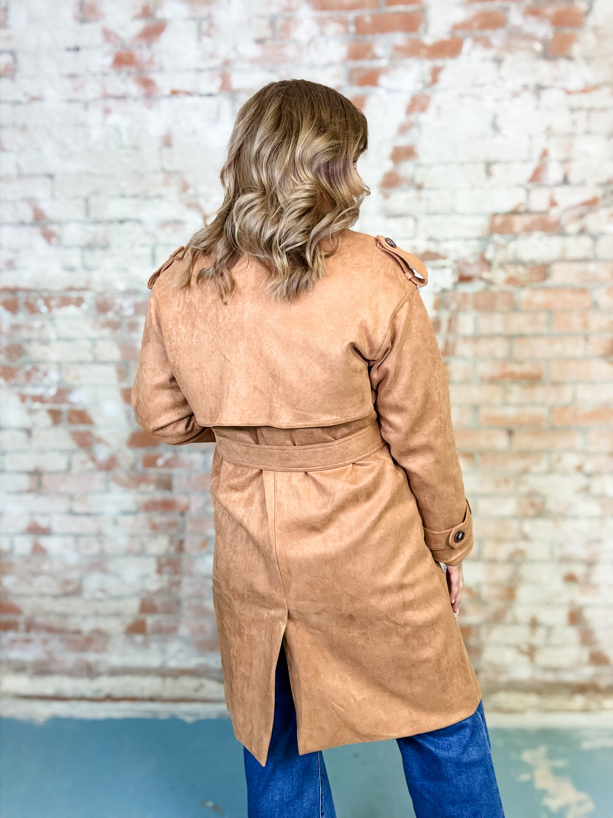 Trammel Suede Coat-FINAL SALE