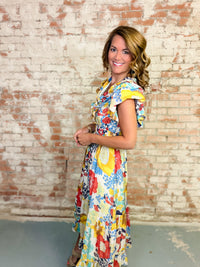 THML Ariella Floral Dress