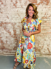 THML Ariella Floral Dress