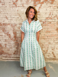 THML Tiffani Floral Print Dress