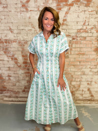THML Tiffani Floral Print Dress