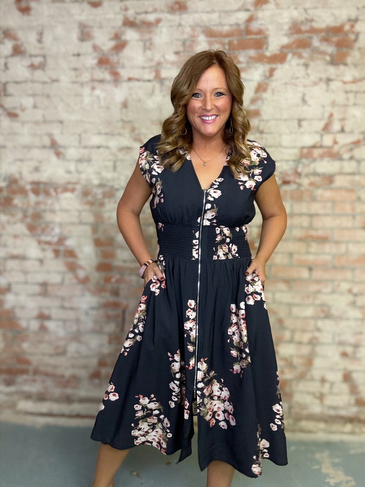 THML Braelyn Floral Dress