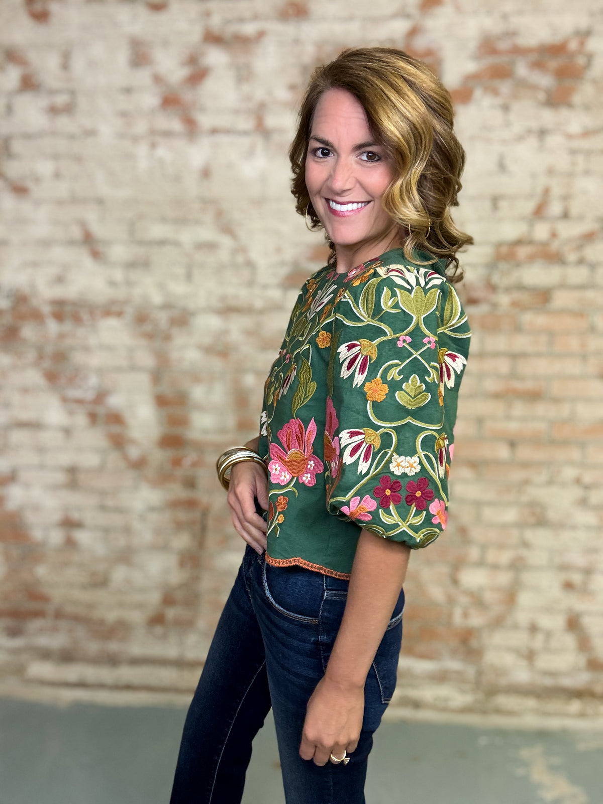 THML Alani Embroidered Top
