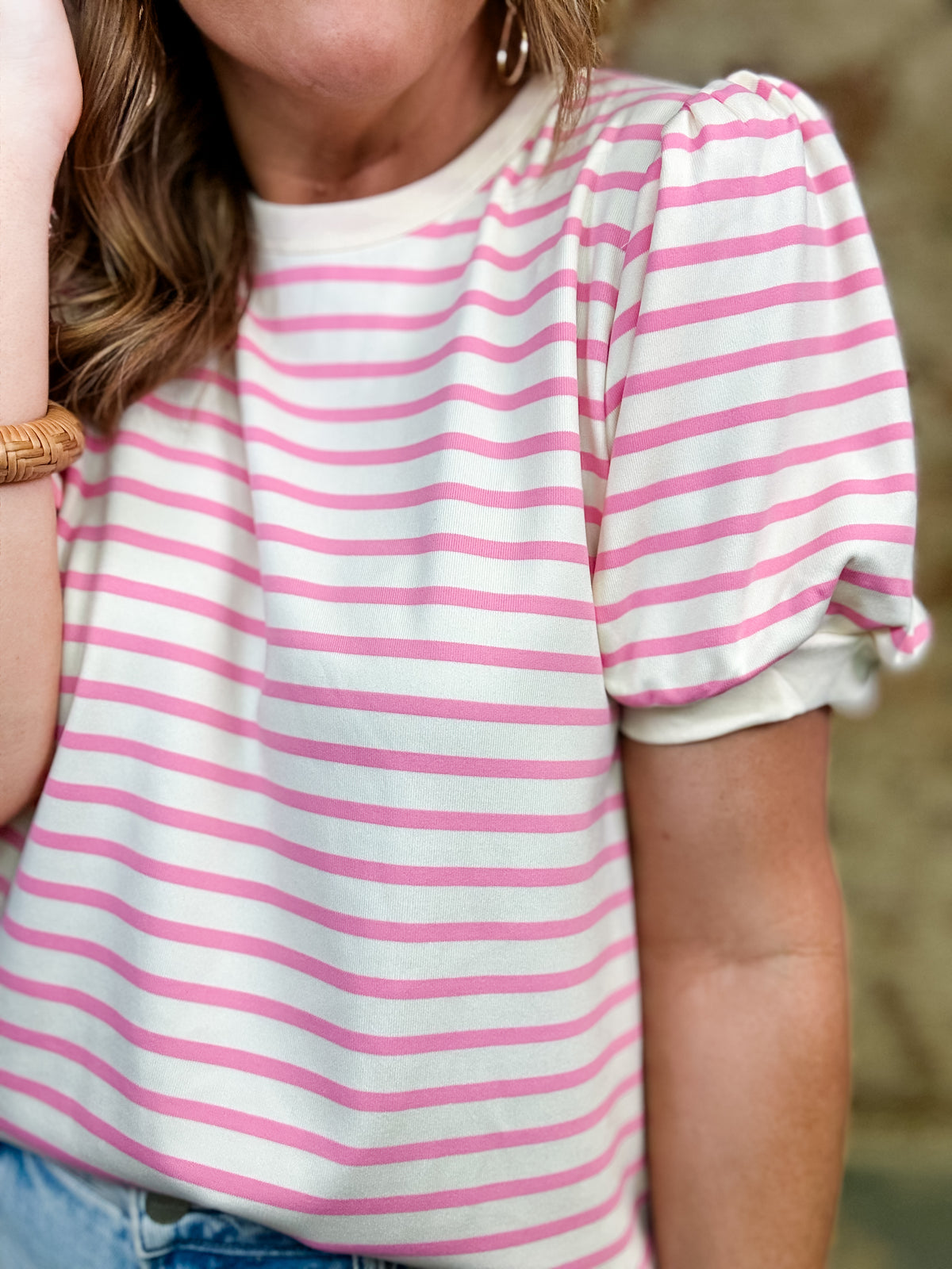 Lynne Pink Stripe Top