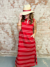 Arnold Stripe Midi Dress