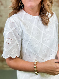 Annalise Eyelet Dress - FINAL SALE
