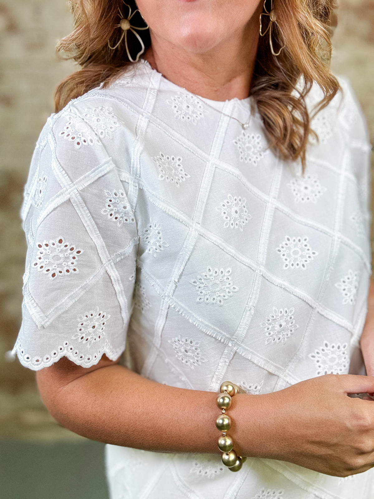 Annalise Eyelet Dress - FINAL SALE