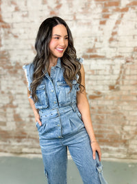 Serena Denim Jumpsuit - FINAL SALE