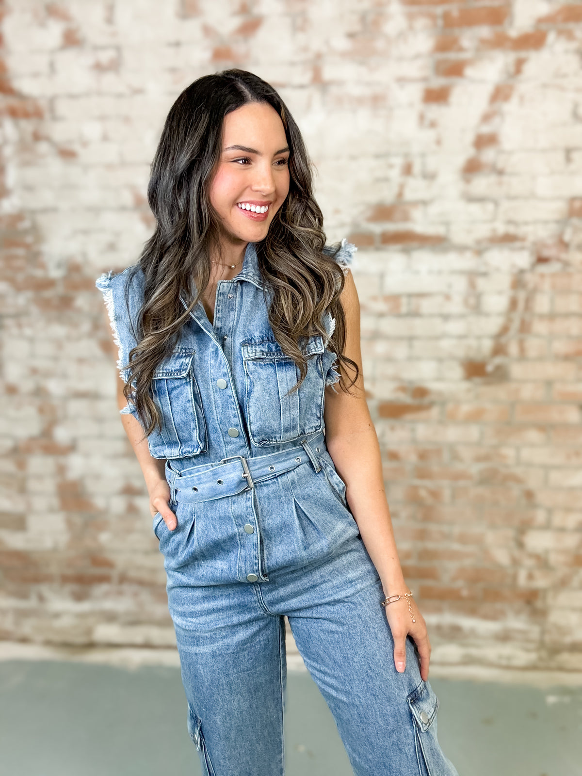 Serena Denim Jumpsuit - FINAL SALE