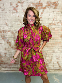 Uncle Frank Kara Belted Dress