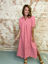 Natilee Gingham Dress