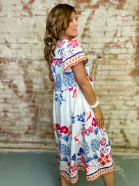 Klarisa Boho Midi Dress