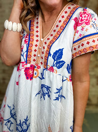 Klarisa Boho Midi Dress
