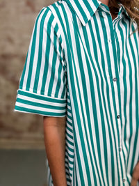 Sofia Stripe Midi Dress