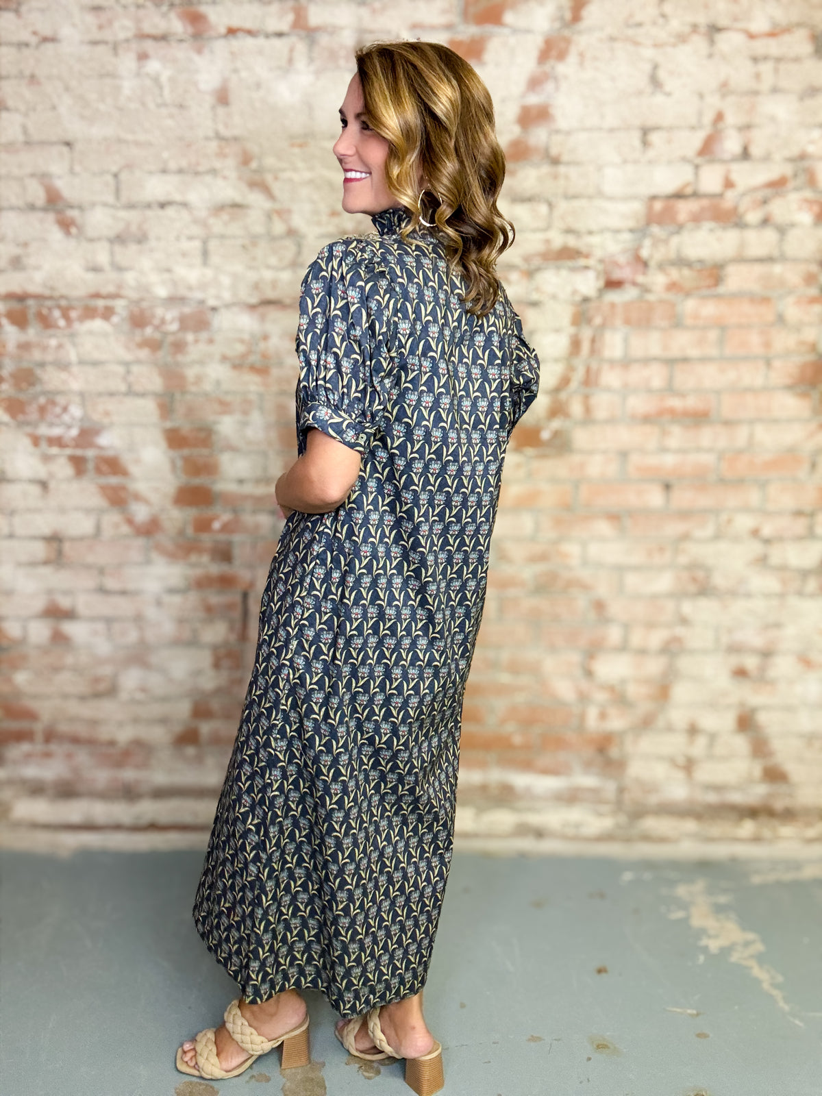 Regina Floral Midi Dress