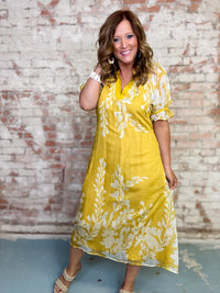 Maxine Floral Midi Dress