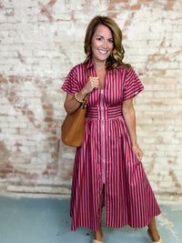 Thomasa Stripe Dress