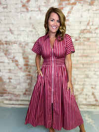 Thomasa Stripe Dress