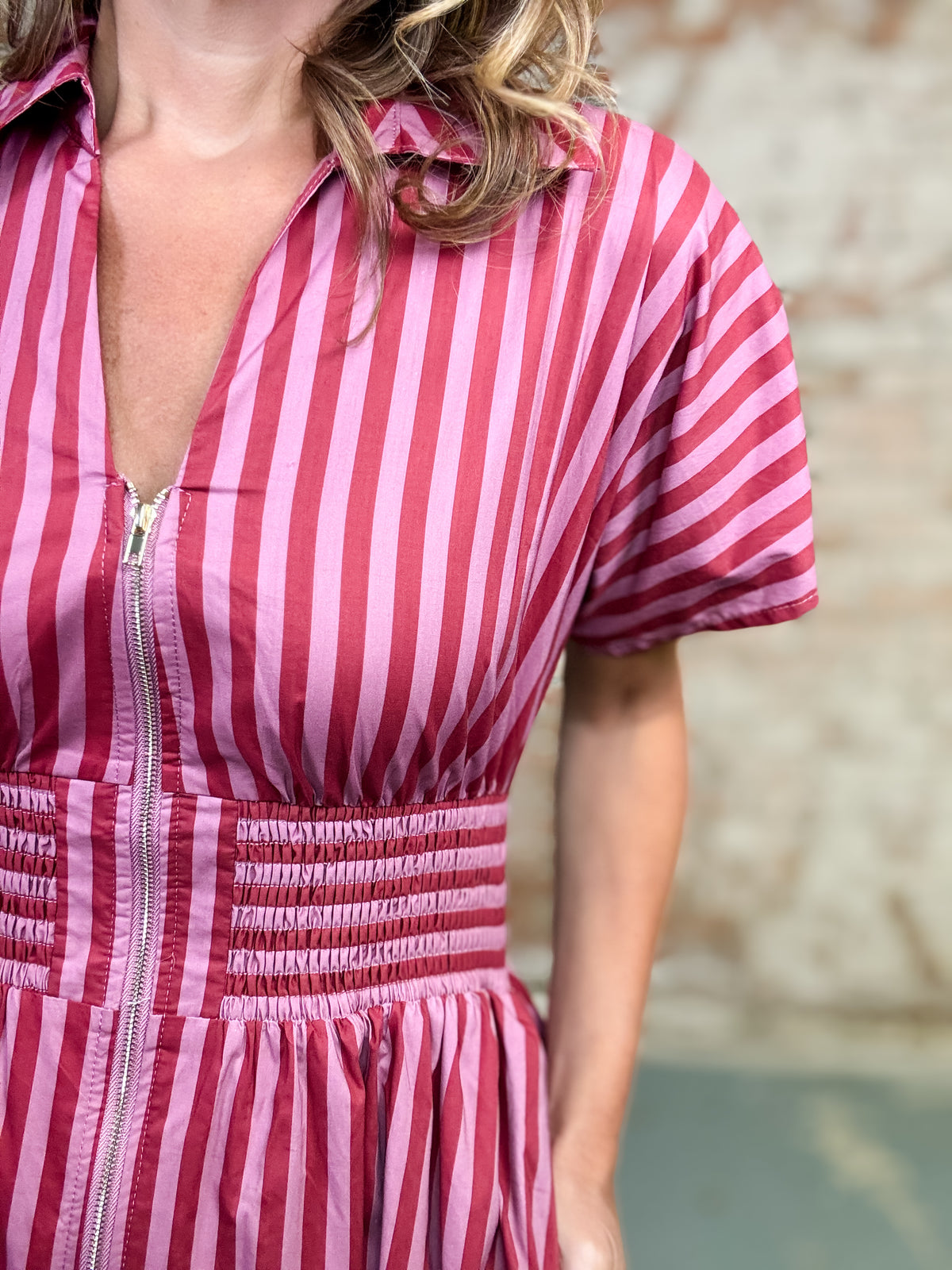 Thomasa Stripe Dress