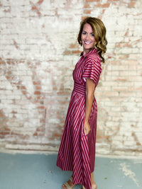 Thomasa Stripe Dress