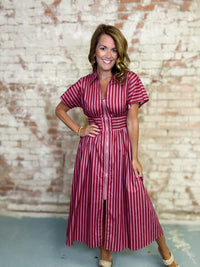 Thomasa Stripe Dress