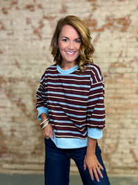 Tommy Stripe Casual Top