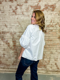 Sheila Embroidery Top
