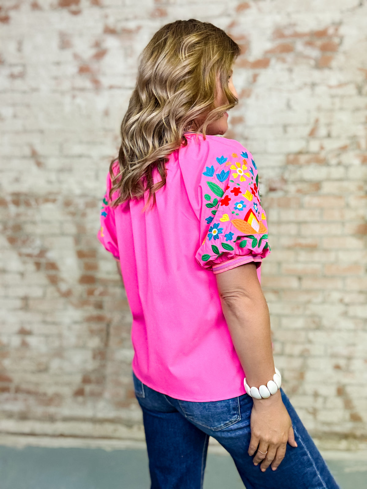 Jojo Embroidered Top