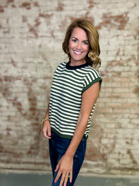 Paula Stripe Knit Top