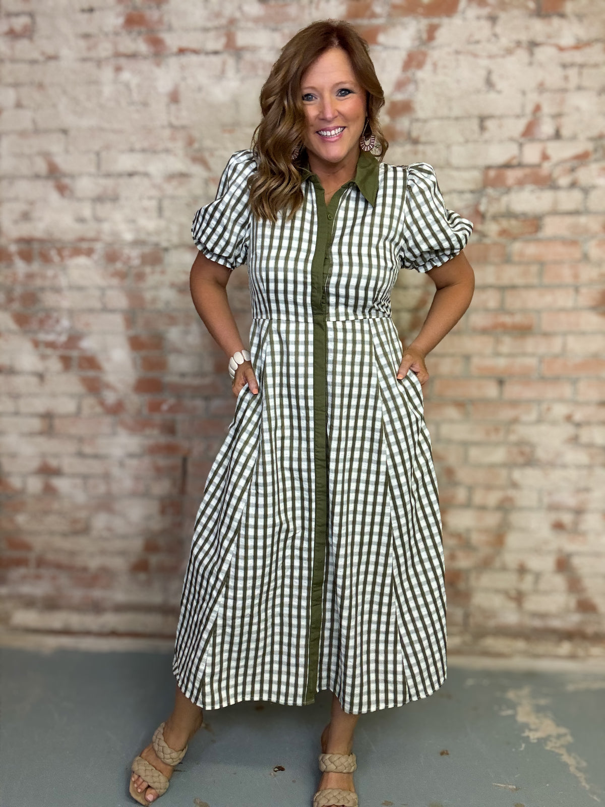 Gertrude Gingham Dress