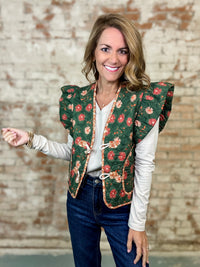 Urban Floral Vest - FINAL SALE