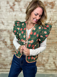 Urban Floral Vest - FINAL SALE