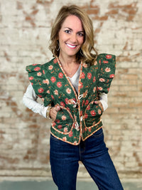 Urban Floral Vest - FINAL SALE