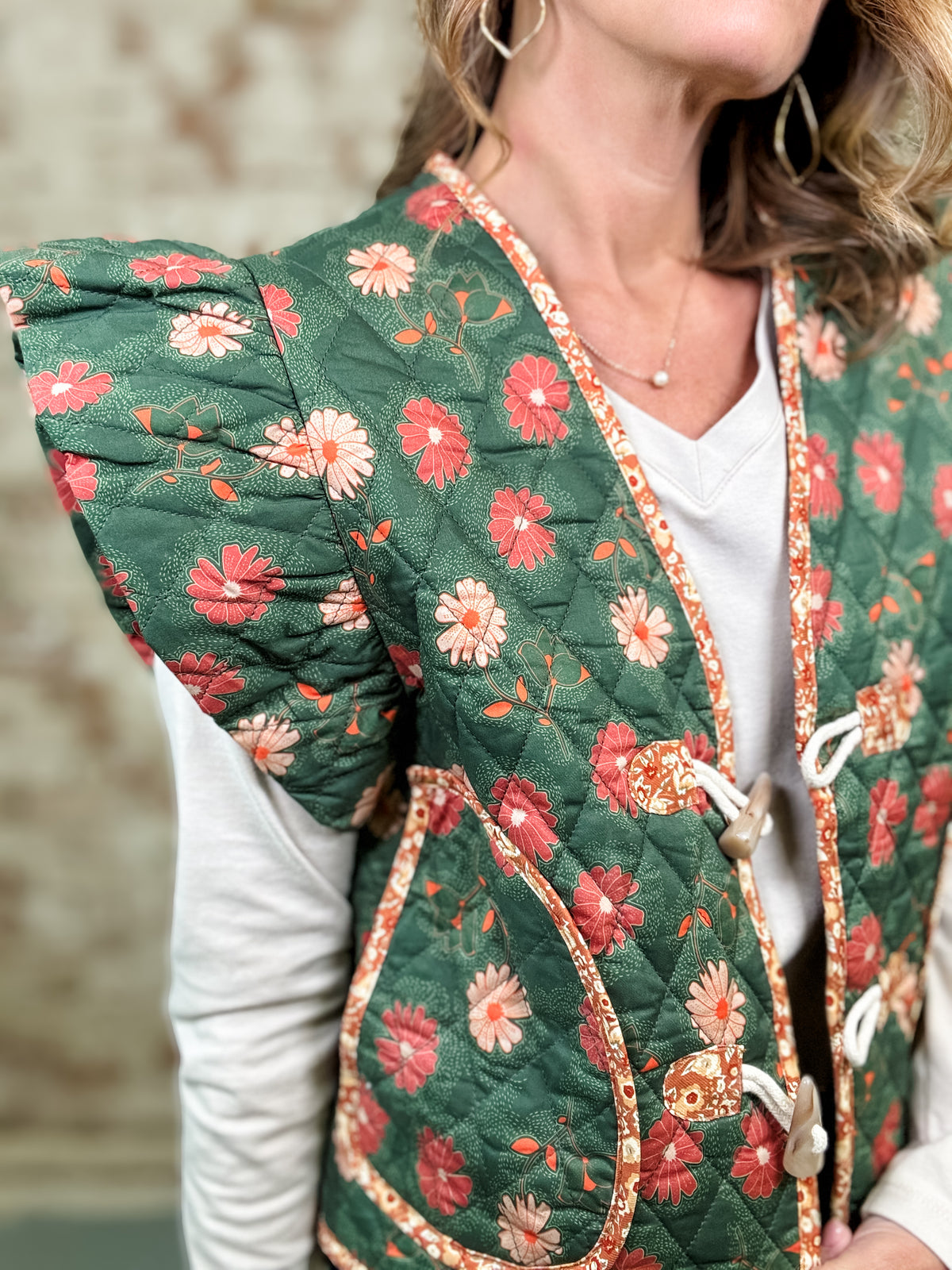 Urban Floral Vest - FINAL SALE