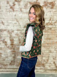 Urban Floral Vest - FINAL SALE